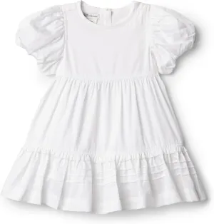 Amazon Essentials x Sofia Grainge Toddlers and Baby Girls' Puff Sleeve Dress