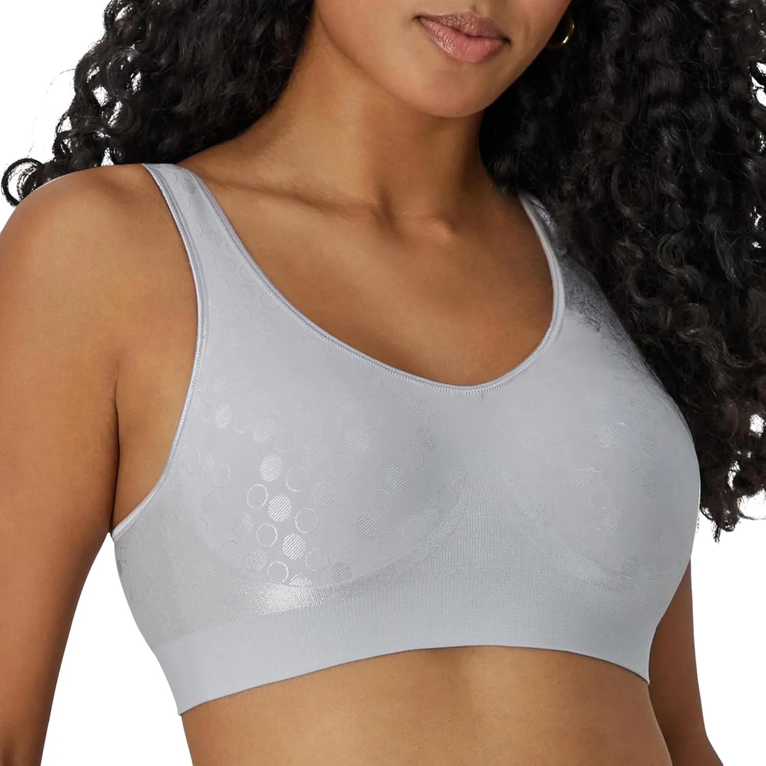 Bali Women's Comfort Revolution Wireless Bra, ComfortFlex Fit Full-Coverage Bra, DF3488