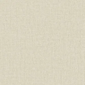 Belgravia Carmella Plain Textured Vinyl Wallpaper Cream