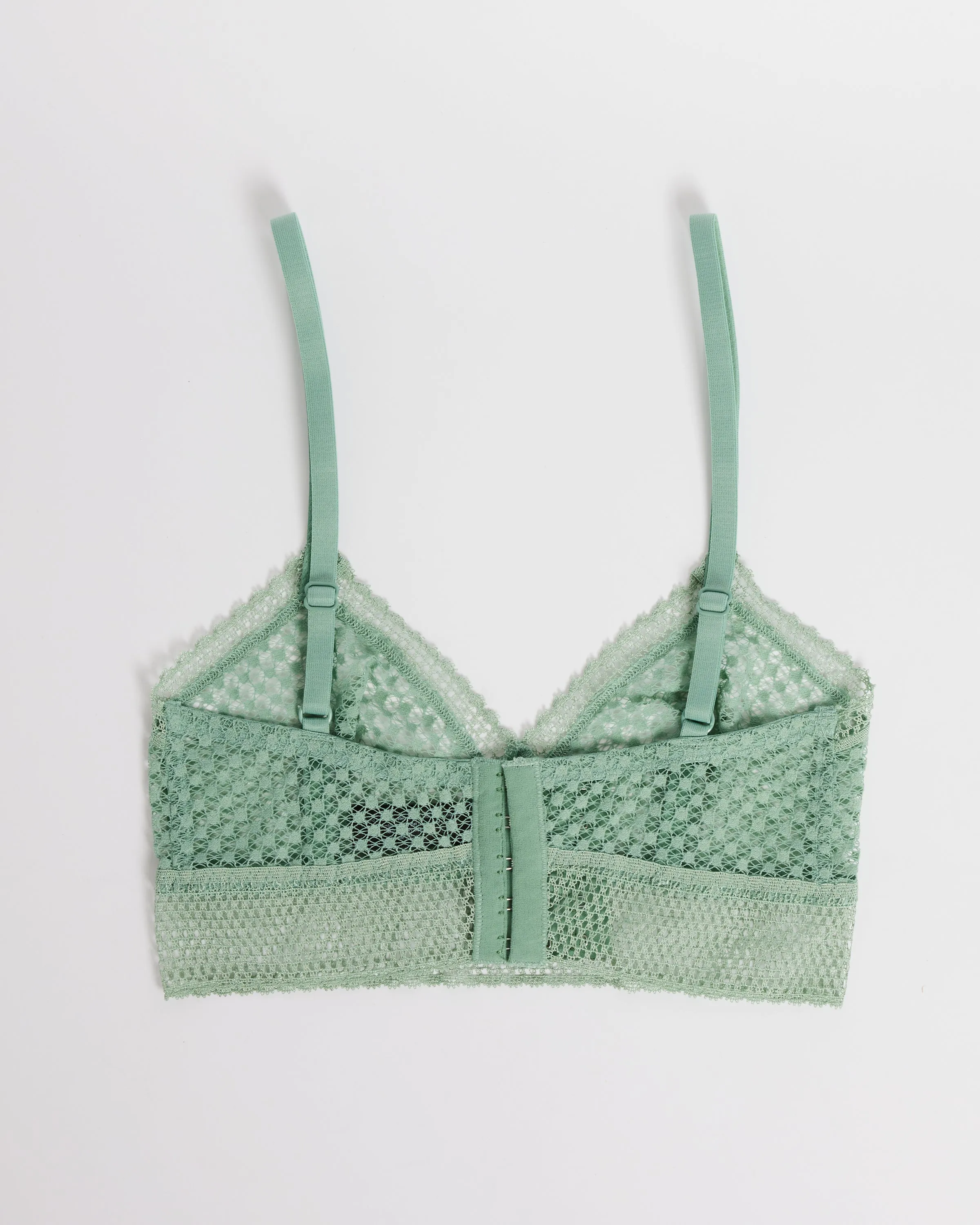 Bella Soft Triangle Bra in Light Jade