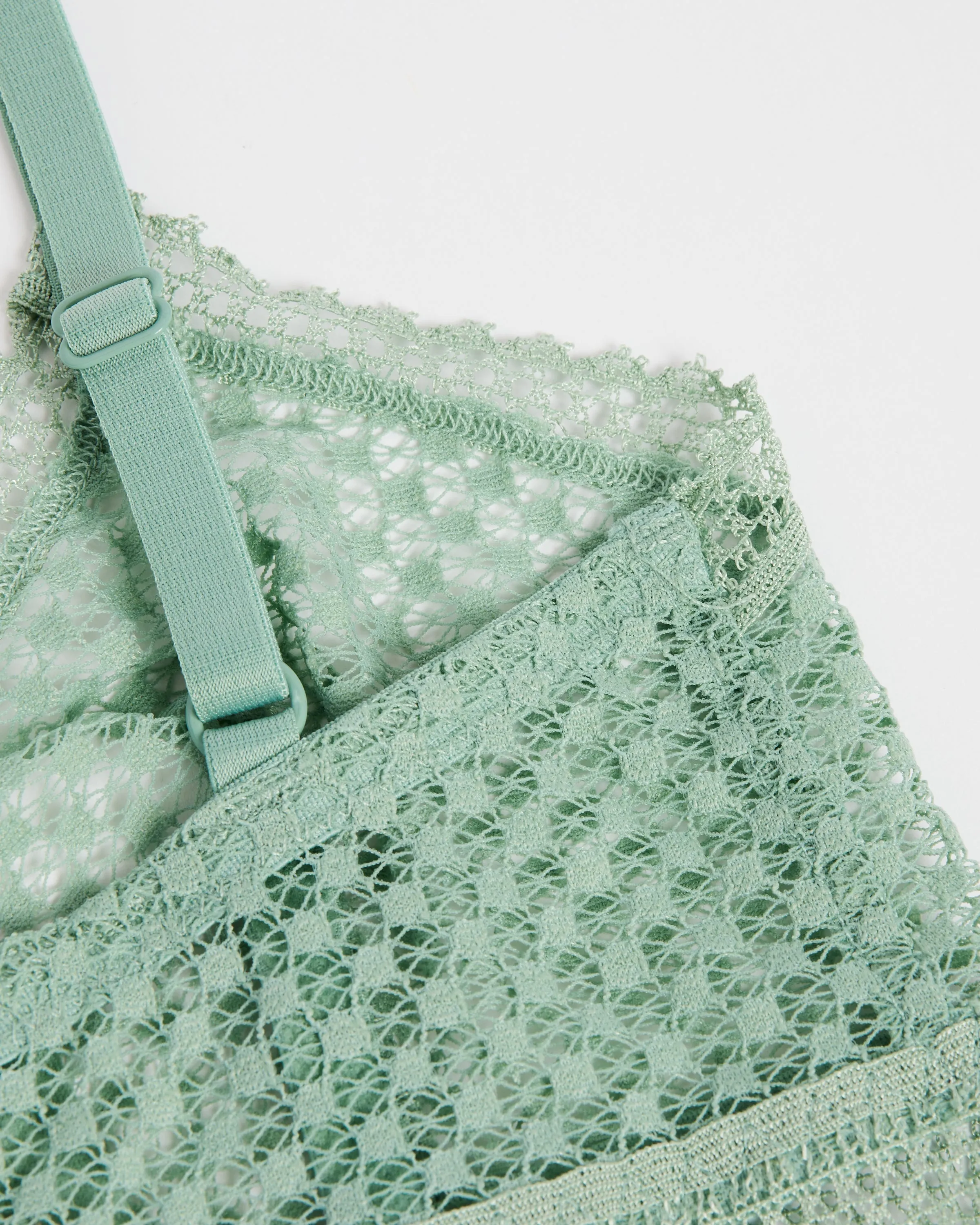 Bella Soft Triangle Bra in Light Jade