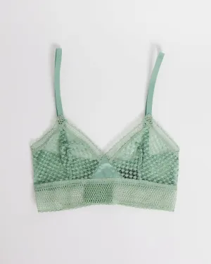 Bella Soft Triangle Bra in Light Jade