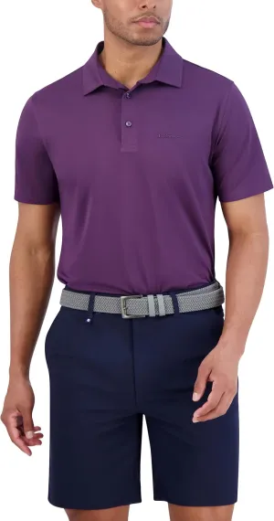 Ben Sherman Men's Pique Golf Sport Athletic Fit, UPF , Moisture-Wicking, Odor Resistant, Casual Shirt