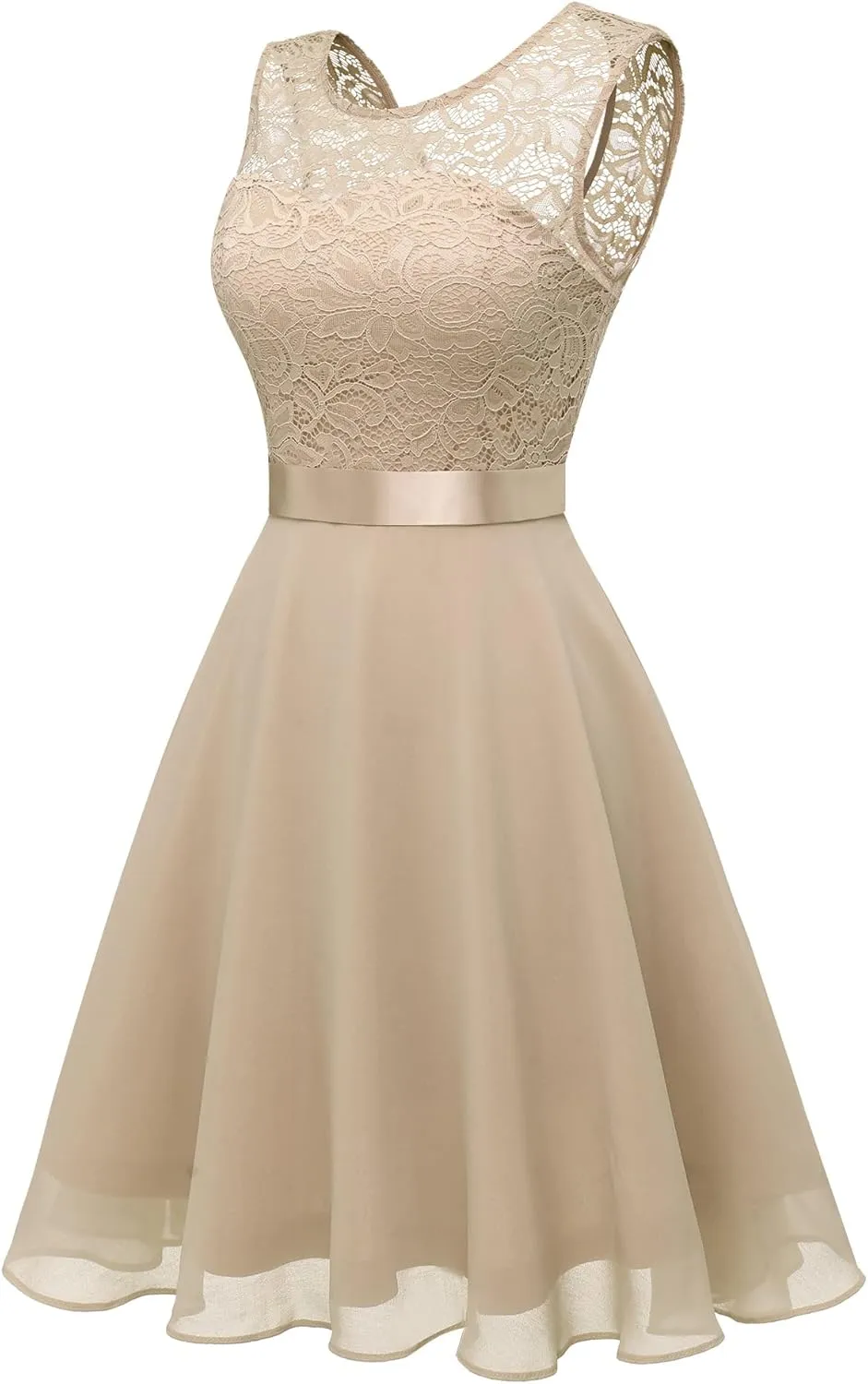 BeryLove Women Short Prom Dress Lace Wedding Guest Cocktail Party Bridesmaid Formal Dresses