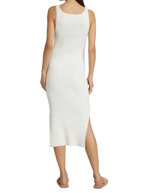 Derek Lam 10 Crosby Valencia midi dress, white
