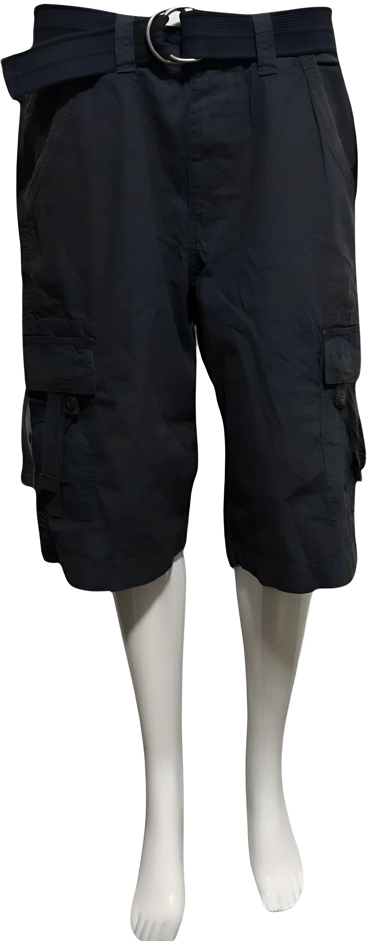 ^ECKO UNLIMITED^ (NAVY) BELTED CARGO SHORTS (WAIST 30”)