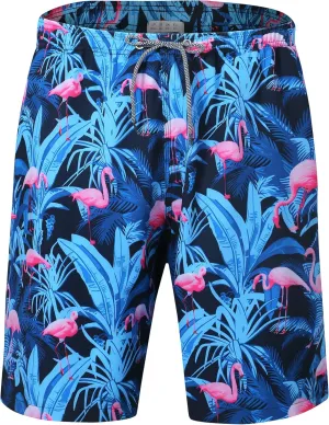 ELETOP Men's Swim Trunks Quick Dry Bathing Suit Swimming Board Shorts Mesh Lining Beach Swimwear