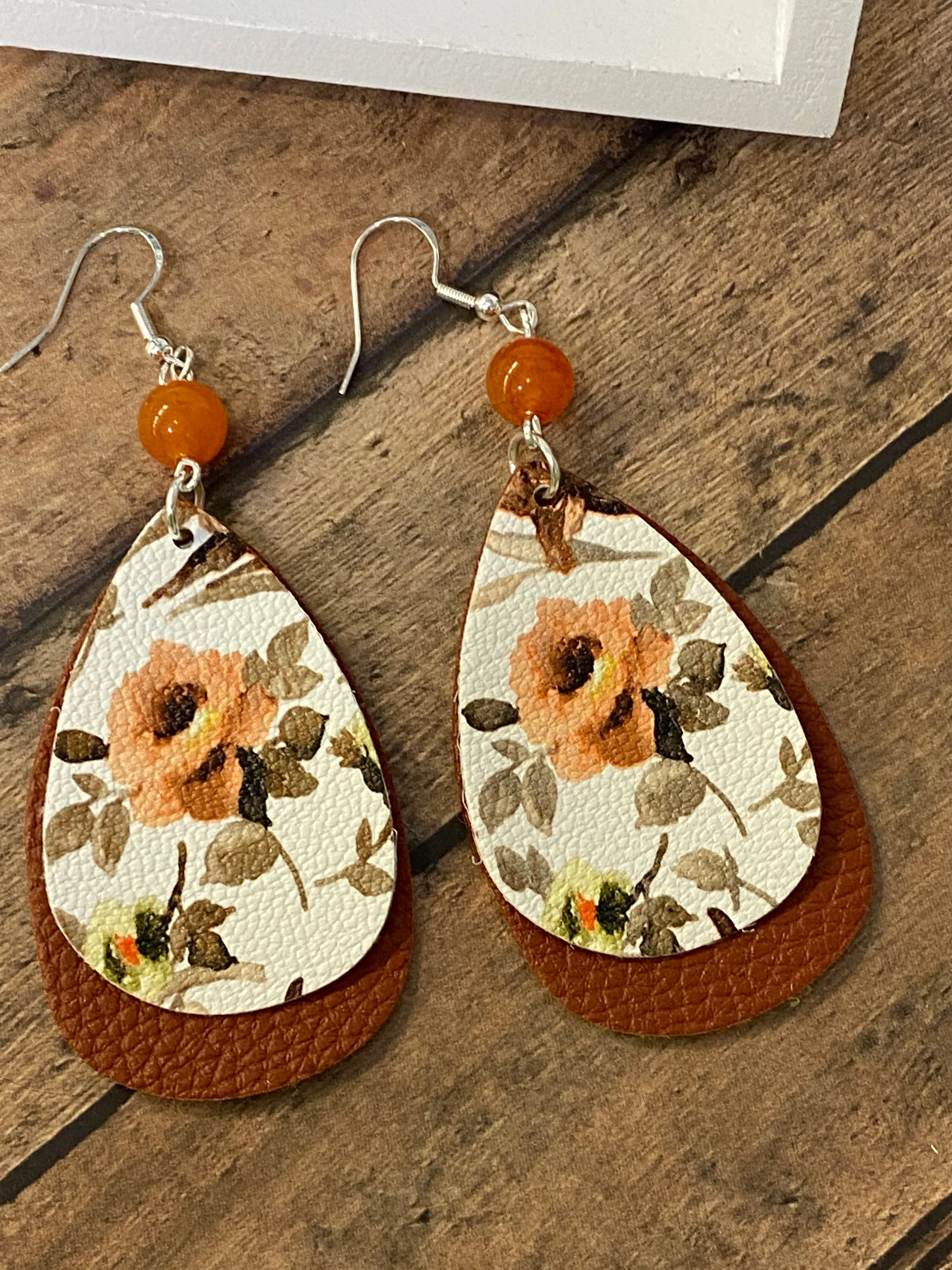 FAUX Leather Earrings (EA0015)