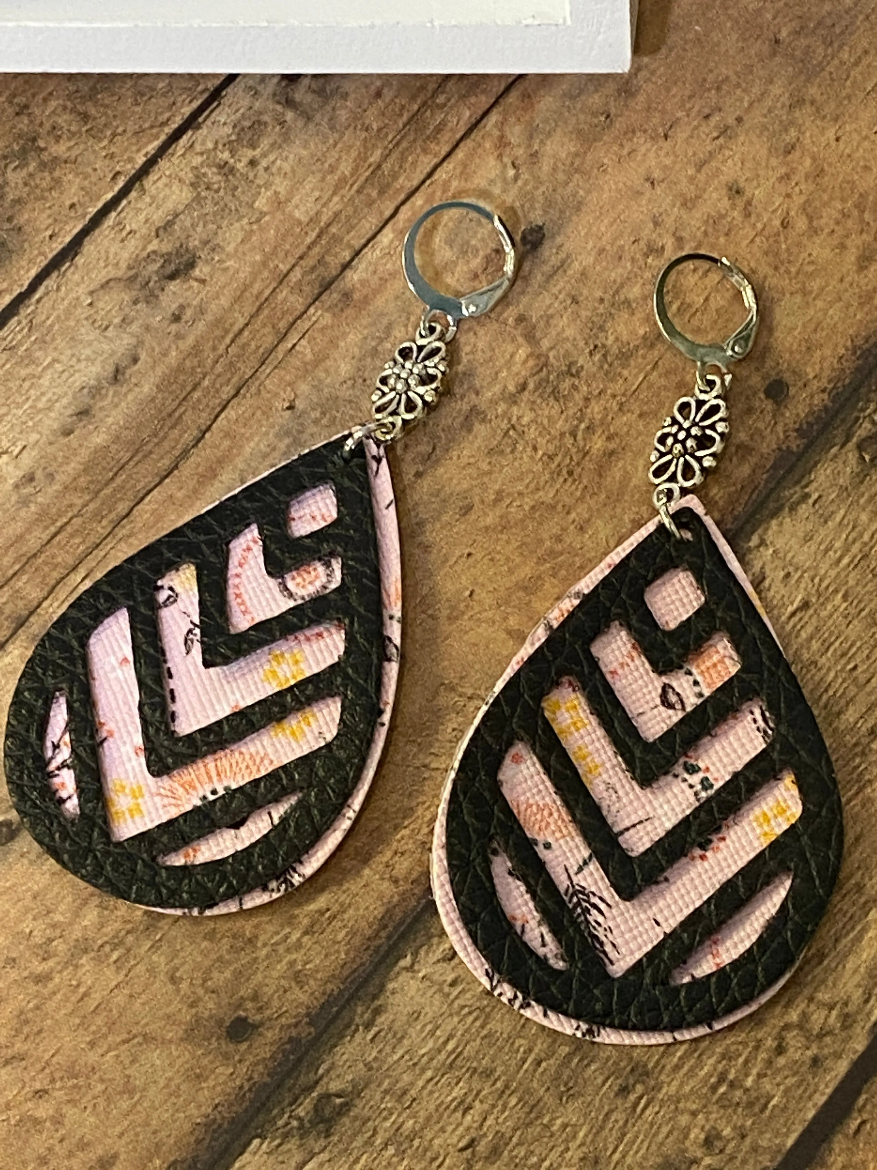 FAUX Leather Earrings (EA0015)