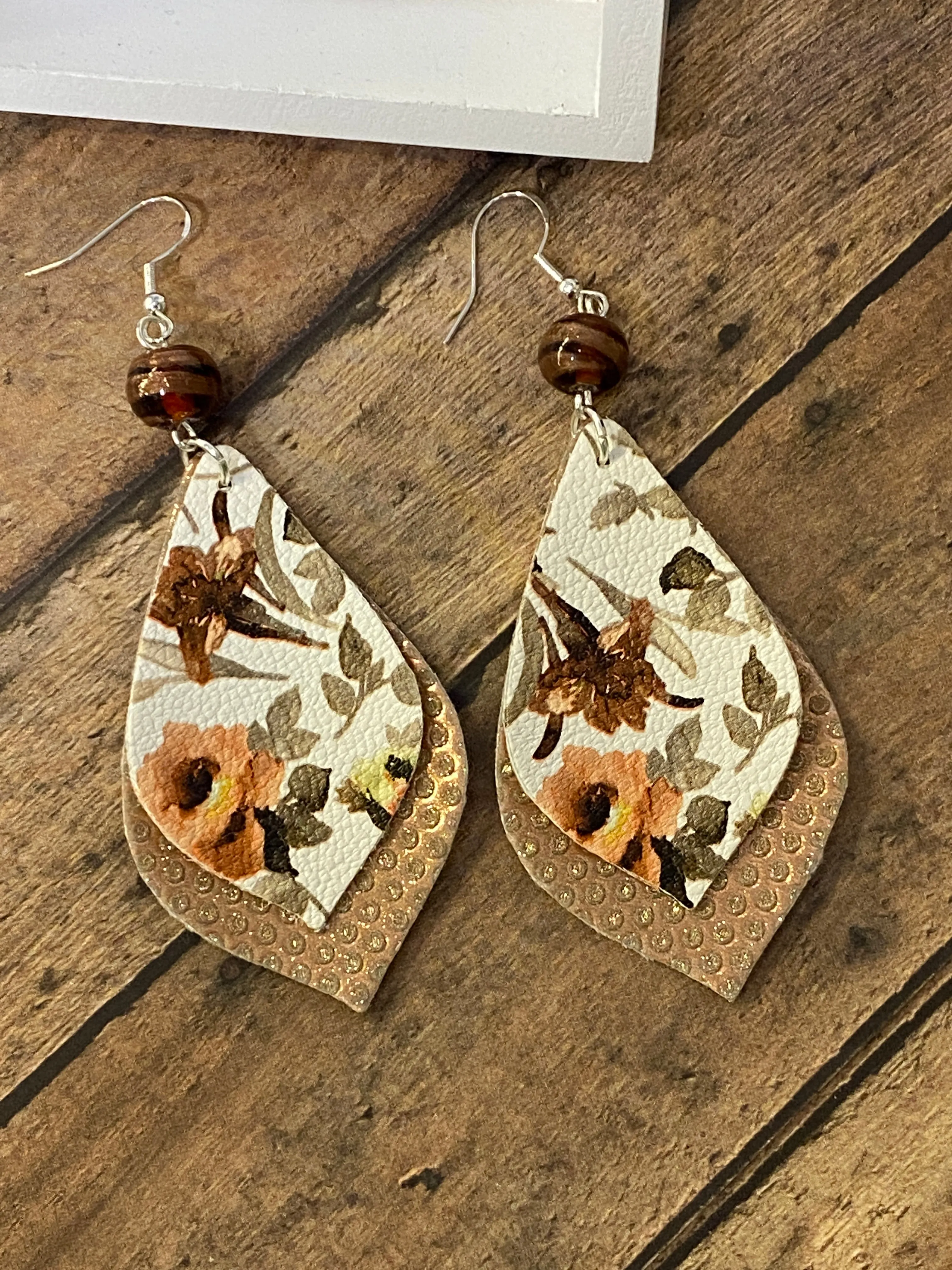 FAUX Leather Earrings (EA0015)