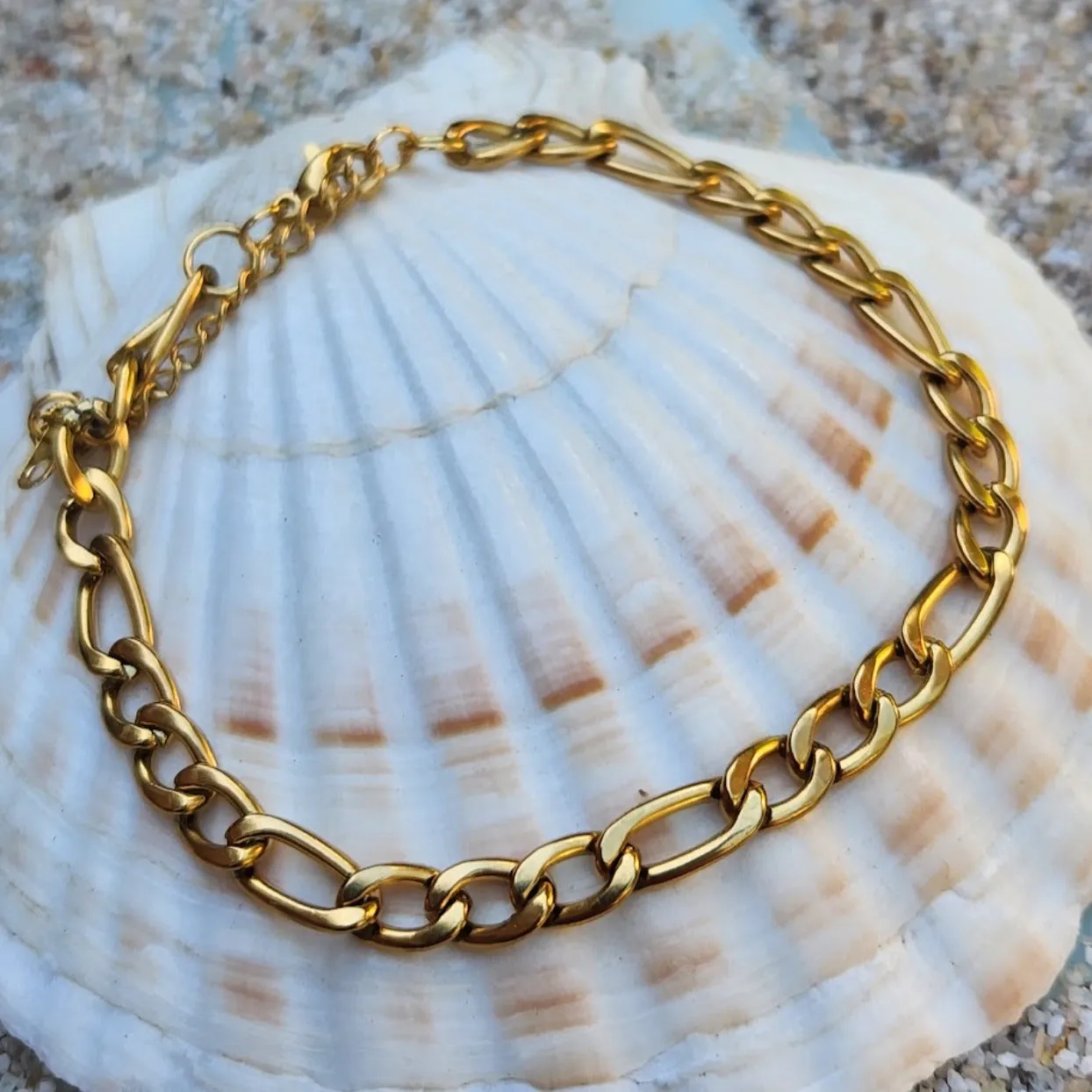 FIGARO  - 18K GOLD WATERPROOF BRACELET