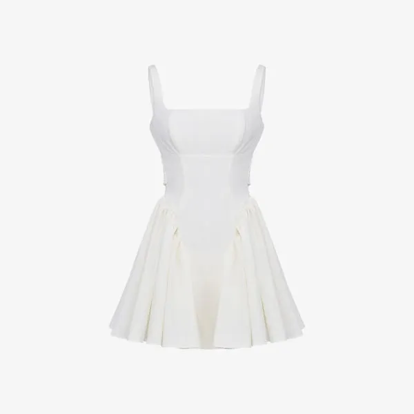 Florianne cotton blend corset mini dress House Of Cb, ivory