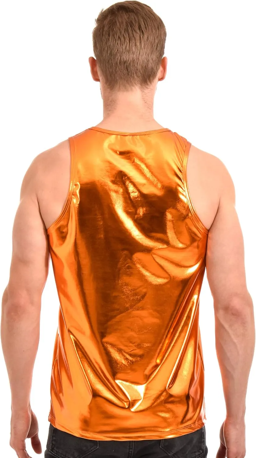 Gary Majdell Sport Men's Liquid Metallic Muscle/Tank Top Shirt