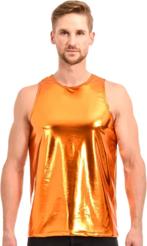 Gary Majdell Sport Men's Liquid Metallic Muscle/Tank Top Shirt