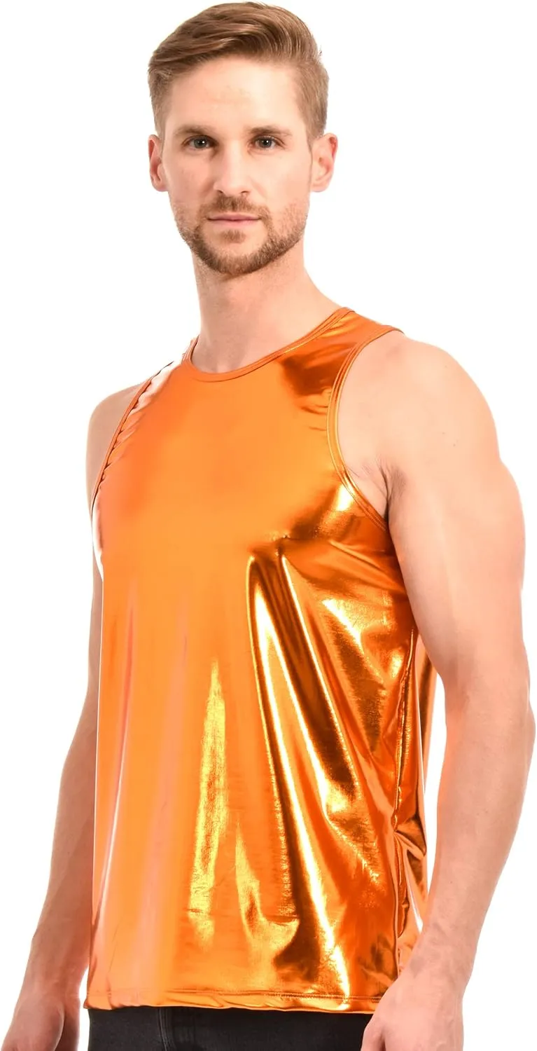 Gary Majdell Sport Men's Liquid Metallic Muscle/Tank Top Shirt