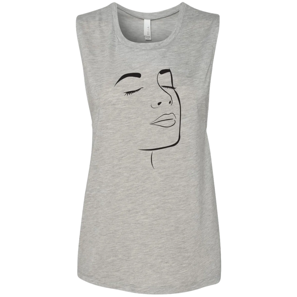 Lady Silhouette. Ladies' Flowy Muscle Tank