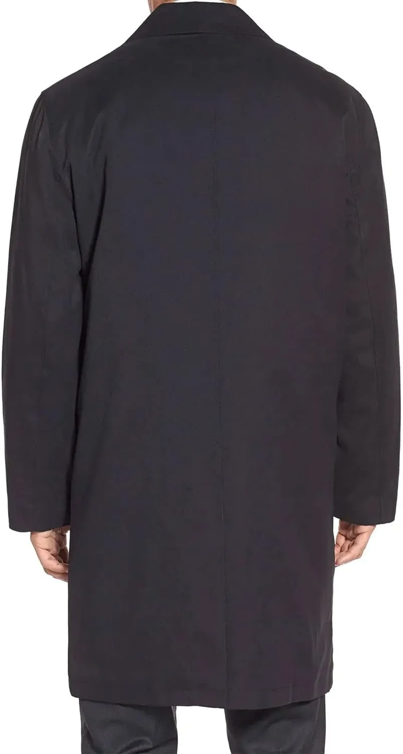 LONDON FOG Men's Durham Rain Coat with Zip-Out Body