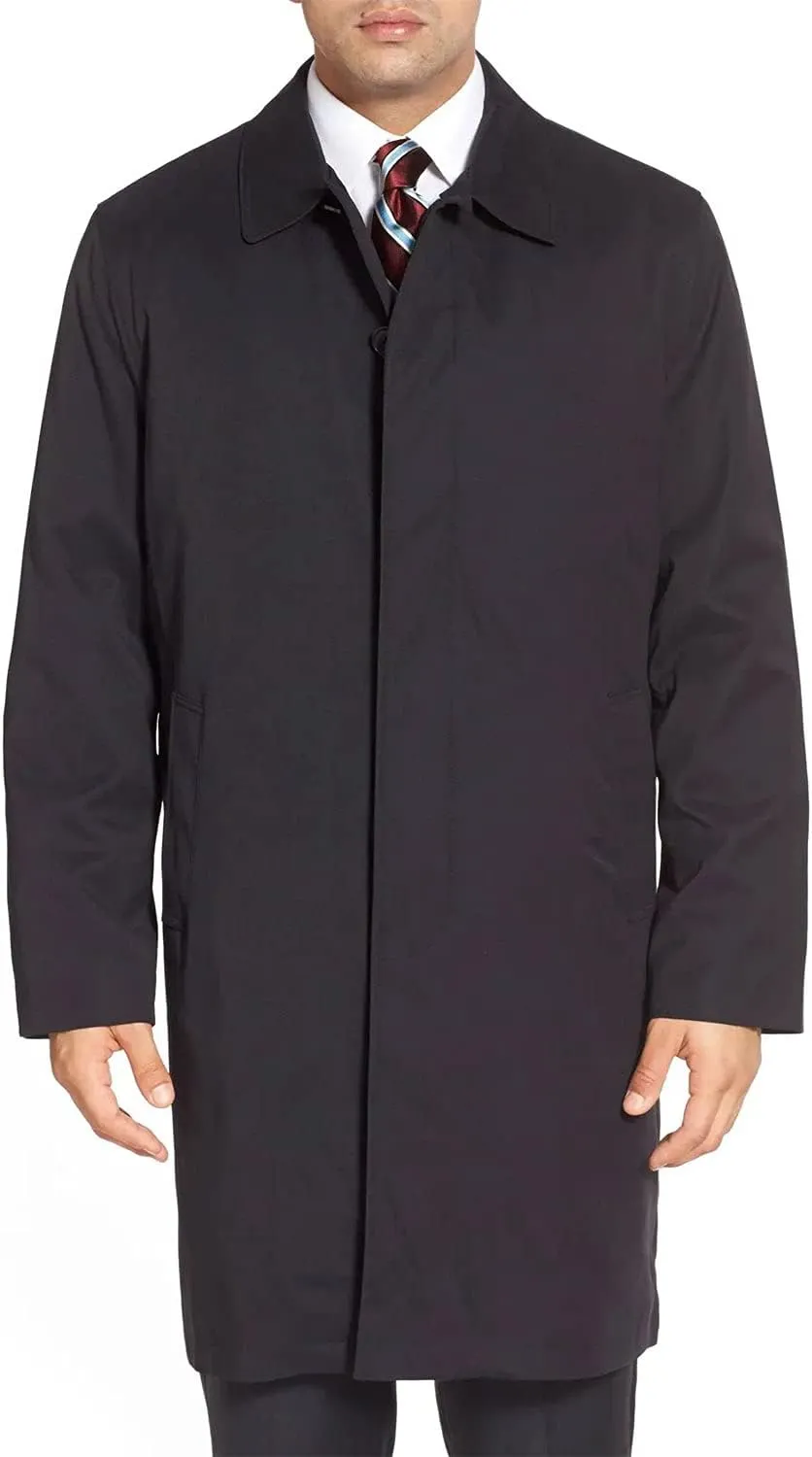 LONDON FOG Men's Durham Rain Coat with Zip-Out Body