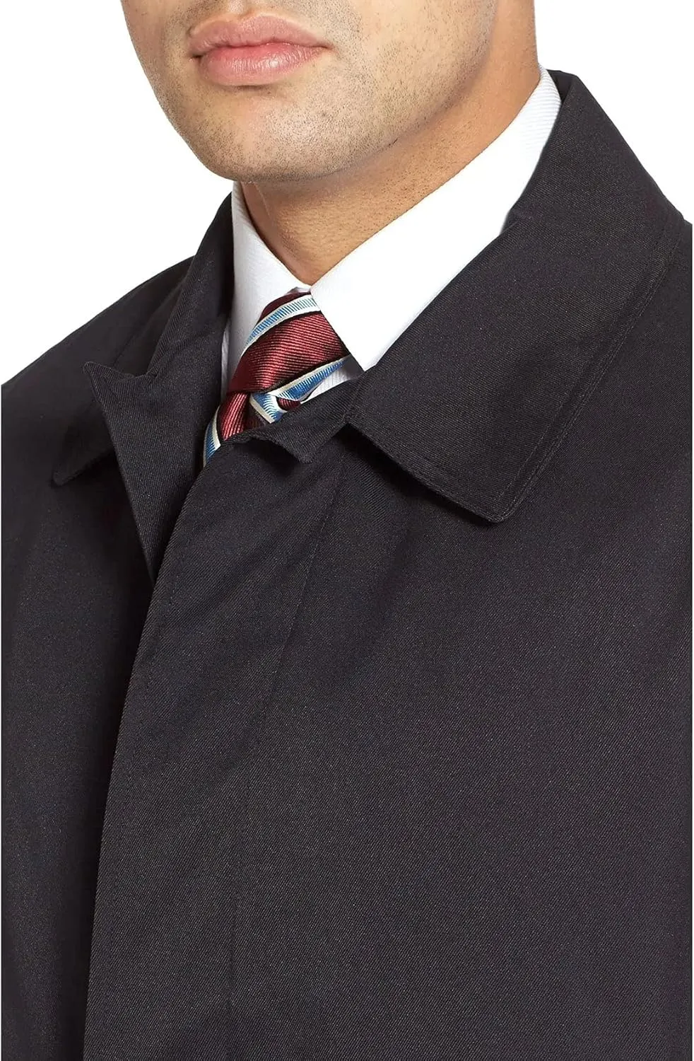LONDON FOG Men's Durham Rain Coat with Zip-Out Body