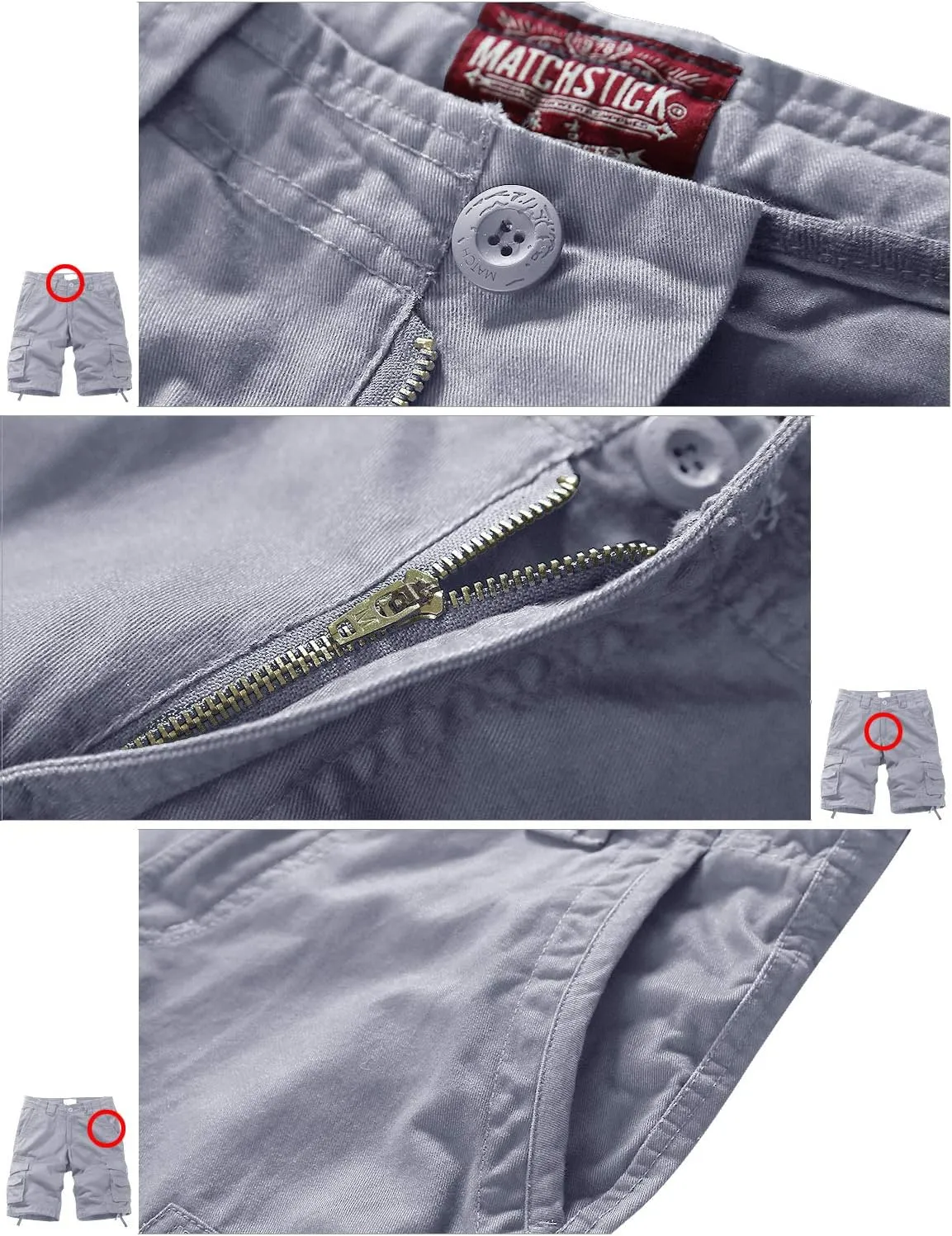 Match Men's Wild Cargo Shorts