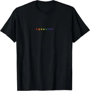 Rainbow Equality Subtle Pride Month LGBT Gay Rights Flag T-Shirt