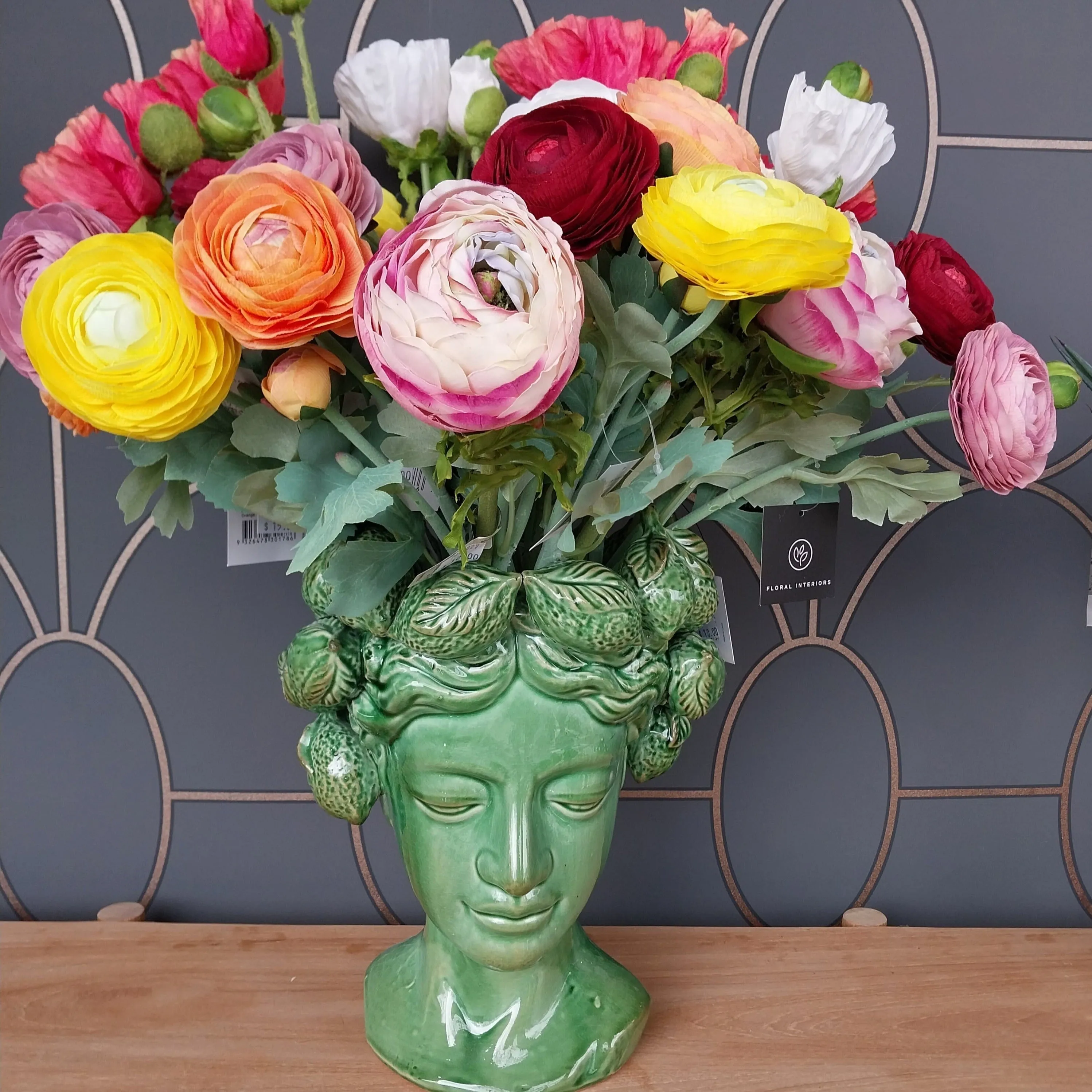 Ranunculus Spray Dusty Pink 50CML