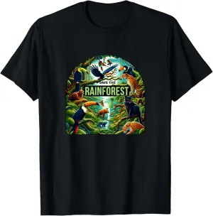 Save The Rainforest - Protect Wildlife Eco Conservation - T-Shirt