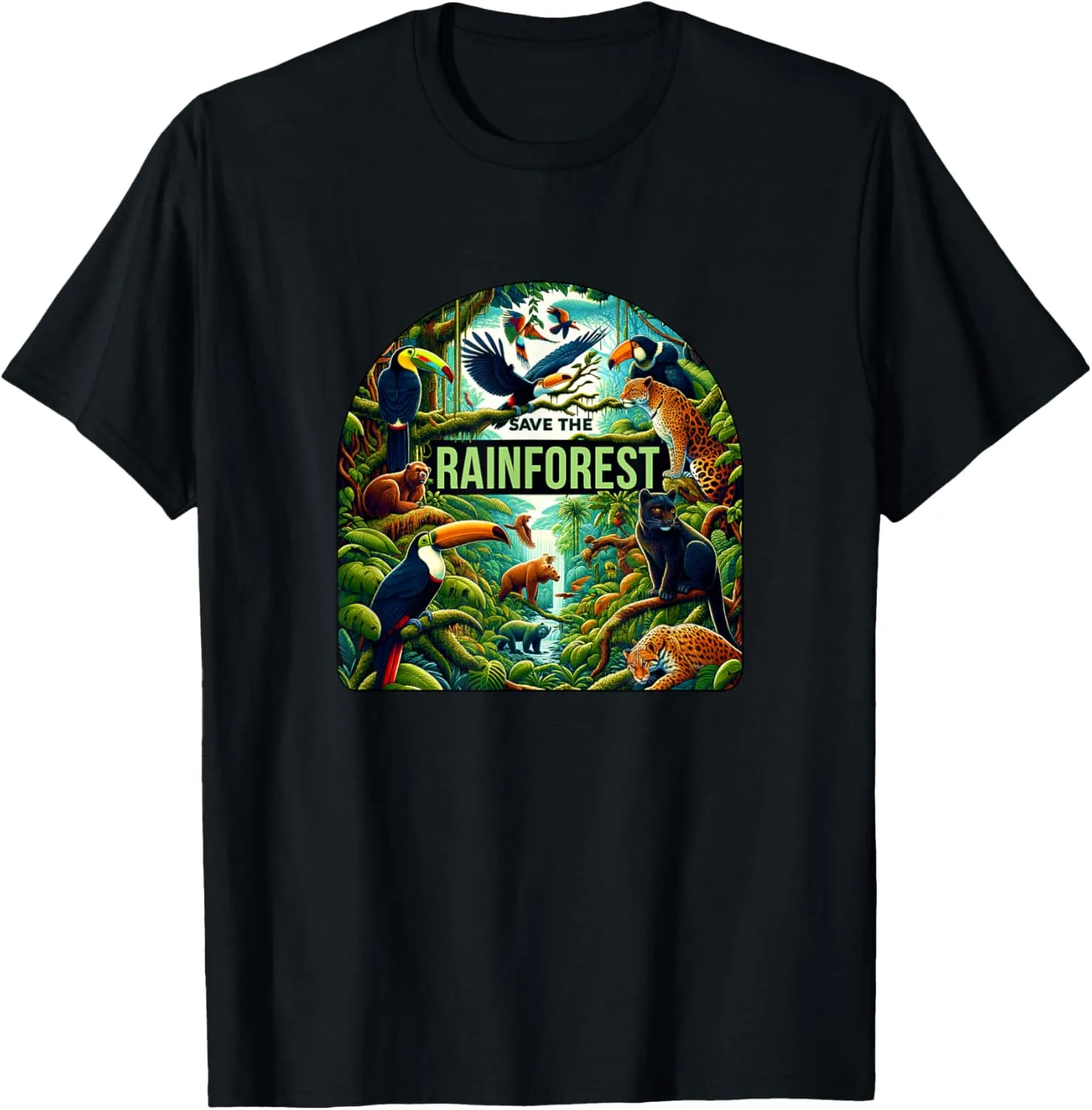 Save The Rainforest - Protect Wildlife Eco Conservation - T-Shirt