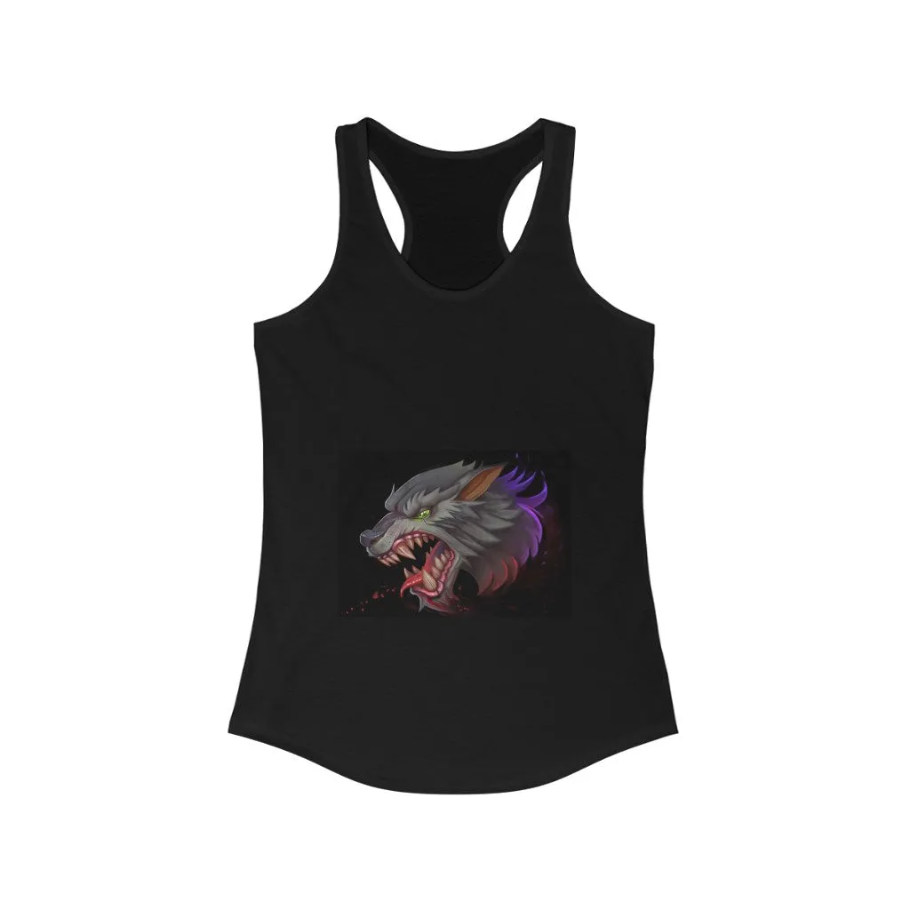Wolf Women's Ideal Racerback Tank