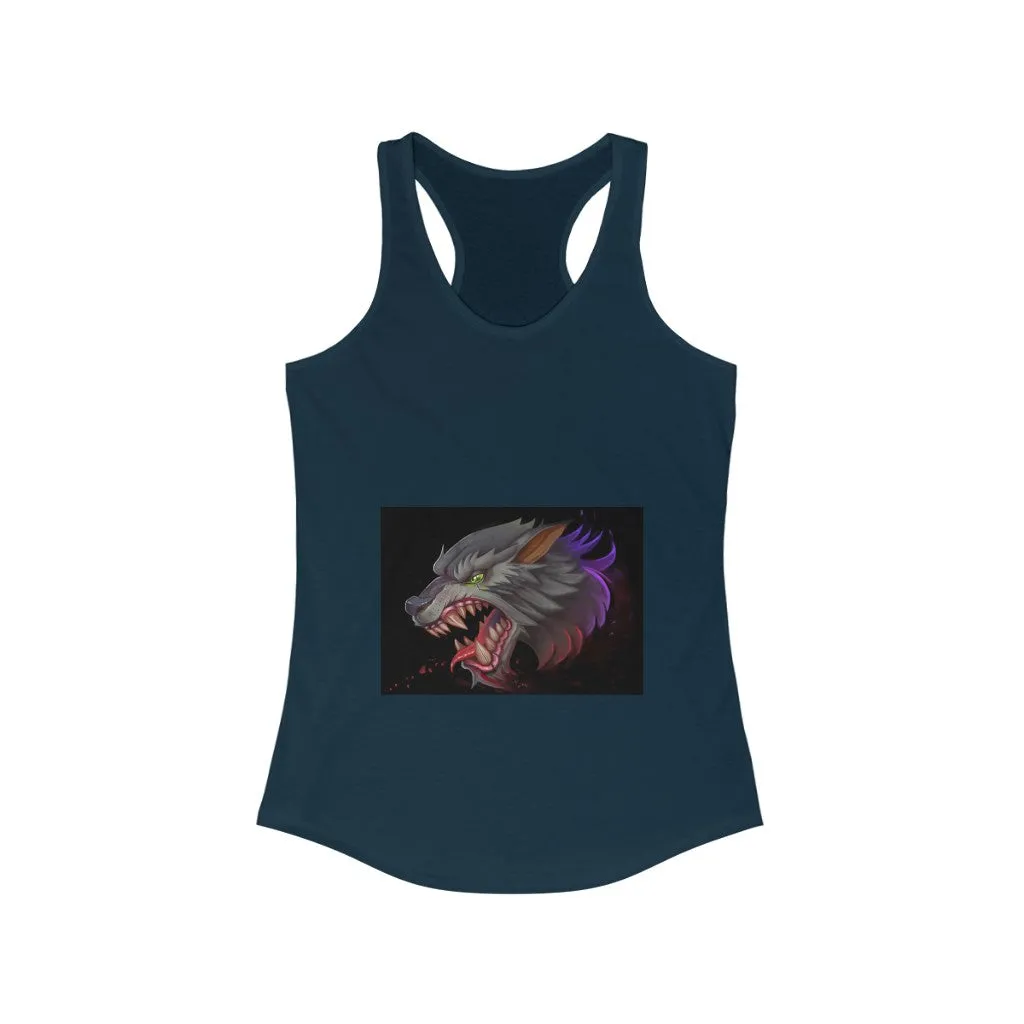 Wolf Women's Ideal Racerback Tank